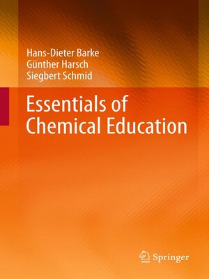 cover image of Essentials of Chemical Education